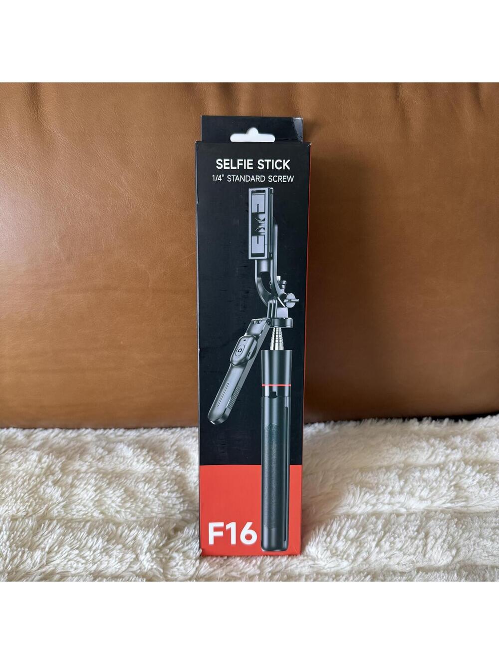 Black Selfie Stick with Foldable Design
